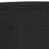 vidaXL Sitzbank Schwarz 100x35x41 cm Mikrofasergewebe