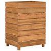 vidaXL Hochbeet 50x40x72 cm Teak Altholz und Stahl