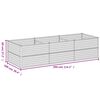 vidaXL Hochbeet 290x100x69 cm Cortenstahl