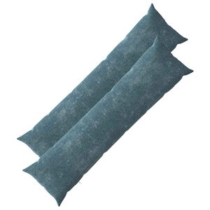 vidaXL Kissenbezug 2 pcs HEERLEN Blau 40 x 145 cm Chenille-Stoff
