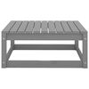 vidaXL 9-tlg. Garten-Lounge-Set Grau Kiefer Massivholz