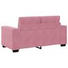 vidaXL | Sofa Set | 2 pcs Rosa 221 x 78 x 80 cm Samt