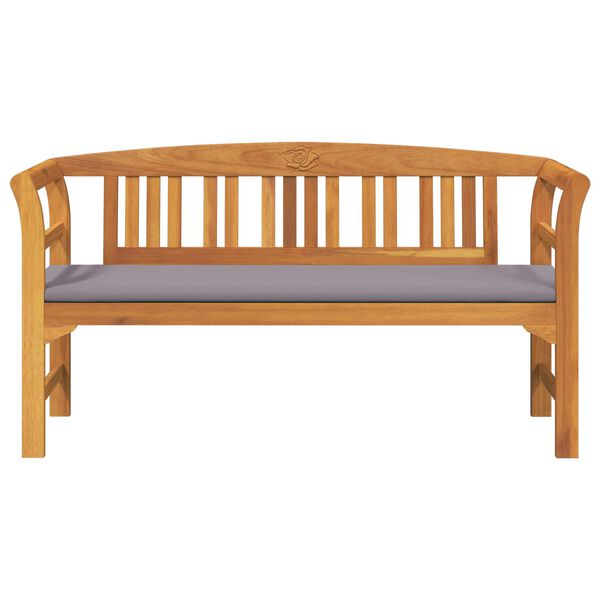 vidaXL Rosenbank Natur 157 x 46 x 82,5 cm Massivholz Akazie
