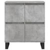 vidaXL Sideboards 3 Stk. Betongrau Holzwerkstoff