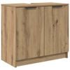 vidaXL Badezimmerschrank Artisan-Eiche 64,5 x 33,5 x 59 cm