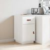 vidaXL Schreibtisch-Schrank Weiß 40x50x75 cm Massivholz Kiefer