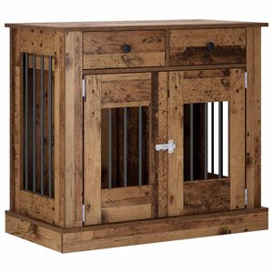 vidaXL Hundek&auml;figm&ouml;bel Altholz 90 x 47,5 x 80 cm Holzwerkstoff