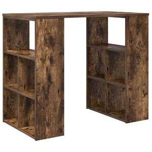 vidaXL Schreibtisch Ger&auml;ucherte Eiche 90 x 50 x 75 cm Holzwerkstoff