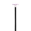 vidaXL Bootsseil Schwarz 6 mm 25 m Polypropylen