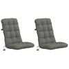 vidaXL 2-teiliges Hochlehner Kissenset VIANEN 2 stk. 100 % Polyester