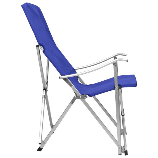 vidaXL Klappbare Campingst&uuml;hle 2 Stk. Blau