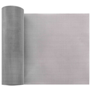 vidaXL Mesh Bildschirm 20 x 1000 cm 60 Mesh Edelstahl 201 Silber