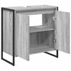vidaXL Badezimmerschrank Graues Sonoma 60 x 30 x 60 cm Holzwerkstoff