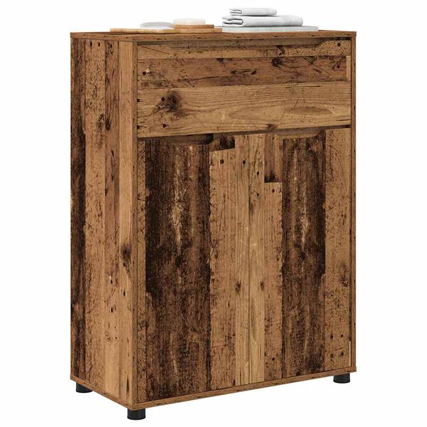 vidaXL Badezimmerschrank Altholz 72,5 x 36,5 x 100 cm Holzwerkstoff