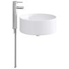 vidaXL Waschbecken f&uuml;rs Badezimmer Chrom 40,5 x 40,5 x 15,5 cm Metall