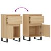 vidaXL Sideboards 2 Stk. Sonoma-Eiche 40x35x70 cm Holzwerkstoff