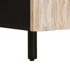 vidaXL Sideboard mit Regal Wei&szlig;e gewaschene Oberfl&auml;che 90 x 33 x 75 cm