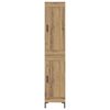 vidaXL Highboard Artisan-Eiche 34,5 x 34 x 180 cm Holzwerkstoff