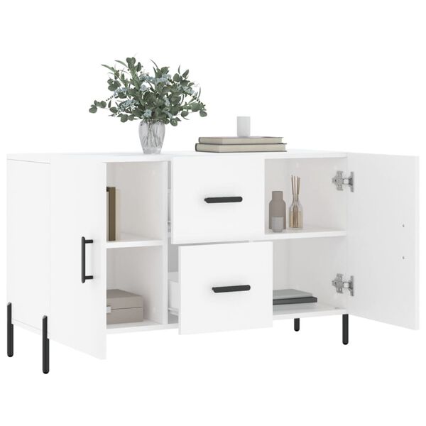 vidaXL Sideboard Wei&szlig; 100x36x60 cm Holzwerkstoff