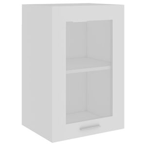 vidaXL H&auml;ngeglasschrank Lyon Wei&szlig; 40x31x60 cm Holzwerkstoff