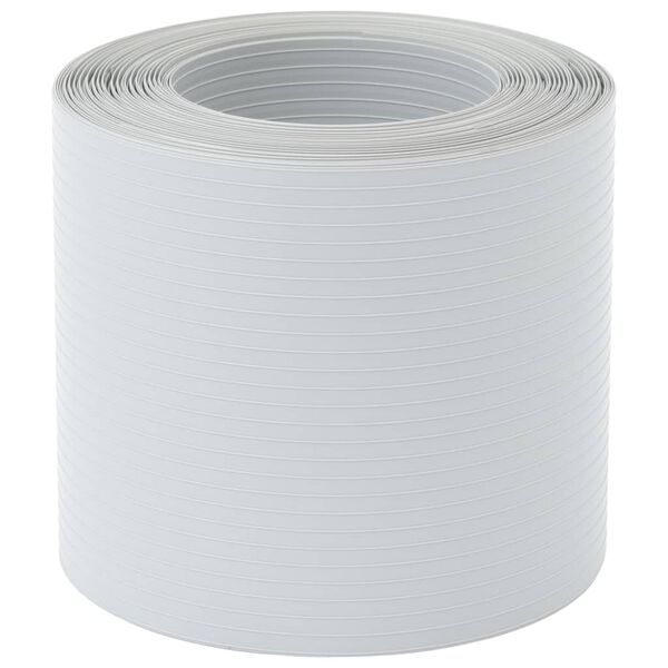 vidaXL Sichtschutzstreifen 10 Stk. Hellgrau 252,5x19 cm PVC