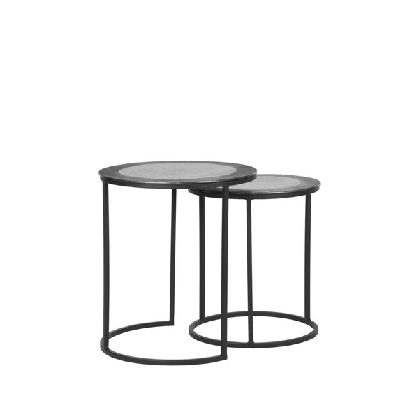 LABEL51 2-tlg. Couchtisch-Set Pair Antik-Asche