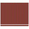 vidaXL Einziehbare Markise Orange und Braun 400 × 300 cm