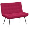 vidaXL Sitzbank Weinrot 110x74x84 cm Samt