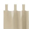 vidaXL Verdunkelungsvorh&auml;nge 2 pcs Creme 140 x 260 cm Samt