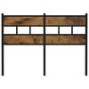 vidaXL Kopfteil R&auml;uchereiche 120 cm Eisen und Holzwerkstoff
