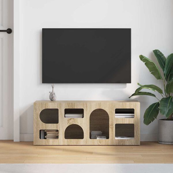 vidaXL TV-Schr&auml;nk Sonoma-Eiche 100 x 35 x 40 cm Holzwerkstoff