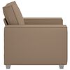 vidaXL Sofa 59cm Cappuccino Stoff