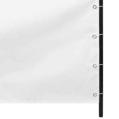 vidaXL Balkon-Sichtschutz Weiß 160x240 cm Oxford-Gewebe
