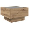 vidaXL Couchtisch Artisan-Eiche 50 x 50 x 30 cm Holzwerkstoff