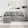 vidaXL Sofa Hellgrau Gesamtabmessungen: 178 x 134 x 80 cm (B x T x H)