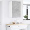 vidaXL H&auml;ngeschrank Betongrau und Wei&szlig; 50 x 31 x 80 cm Holzwerkstoff