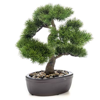 Emerald Künstliches Pinus-Bonsai in Brauner Schale 32 cm