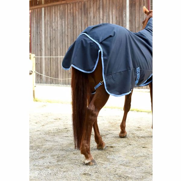 Kerbl Pferdedecke RugBe HighNeck Blau 135/185 cm 328665