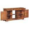 vidaXL Sideboard 135x35x75 cm Akazienholz Massiv