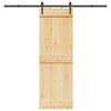 vidaXL Schiebet&uuml;r mit Beschlag 70x210 cm Massivholz Kiefer