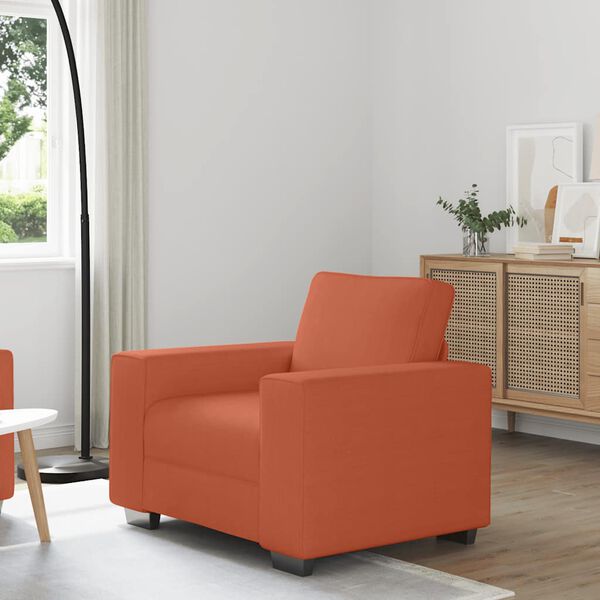 vidaXL Sessel Rot Orange 60 cm Cordstoff