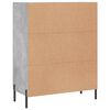 vidaXL Sideboard Betongrau 69,5x34x90 cm Holzwerkstoff