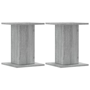 vidaXL Pflanzenst&auml;nder 2 Stk. Grau Sonoma 30x30x40 cm Holzwerkstoff