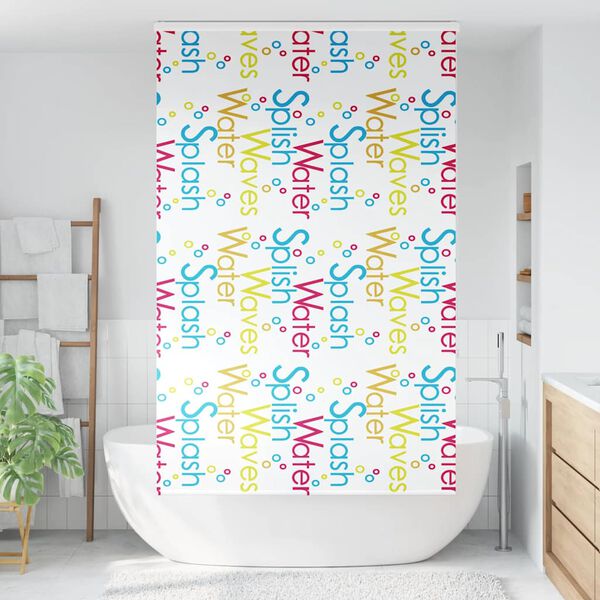 vidaXL Duschrollo mit Kassette 130x240 cm Stoffbreite 126 cm