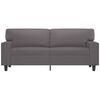 vidaXL 2-Sitzer-Sofa Grau 140 cm Kunstleder