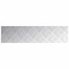 vidaXL Treppe Tritt Rechtwinklig 4 pcs Silber 100 x 25 cm Aluminium