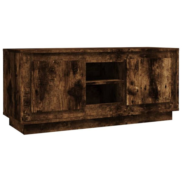 vidaXL TV-Schrank Räuchereiche 102x35x45 cm Holzwerkstoff