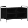 vidaXL TV-Schrank 140 x 39,5 x 50 cm Schwarz Eichen-Optik