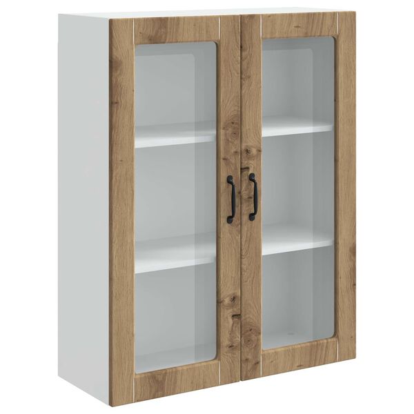 vidaXL K&uuml;chenschrank Kalmar Artisan-Eiche 80 x 31 x 100 cm