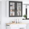vidaXL K&uuml;chenschrank Lucca Schwarz 80 x 31 x 80 cm Holzwerkstoff